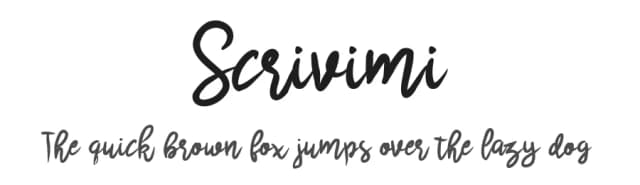 Scrivimi by GUD - Ohmyfont — Script Handwritten Font