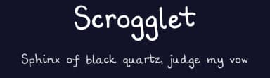 Scrogglet by Kimberly Geswein — Script Handwritten Font — thumbnail 2