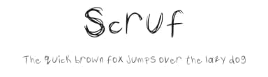 Scruf by Yuki Ellar — Script Handwritten Font — thumbnail 1