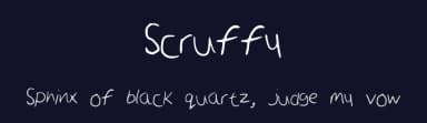 Scruffy by Poppy Ali — Script Handwritten Font — thumbnail 2