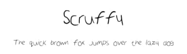 Scruffy by Poppy Ali — Script Handwritten Font — thumbnail 1