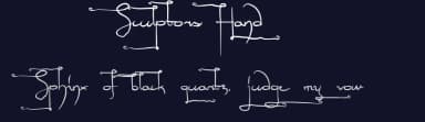Sculptors Hand by Måns Grebäck — Script Handwritten Font — thumbnail 2