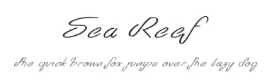 Sea Reef by JSH creates — Script Handwritten Font — thumbnail 1