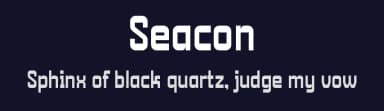 Seacon by Holisfonts.com — Sans Serif Font — thumbnail 2