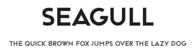 Seagull by Vladimir Nikolic — Sans Serif Font — thumbnail 1