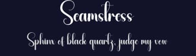 Seamstress by Andi Moz — Script Handwritten Font — thumbnail 2