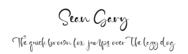 Sean Gary by Staircase Studio — Script Handwritten Font — thumbnail 1