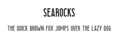 Searocks by Roman Paslavskiy — Sans Serif Font — thumbnail 1