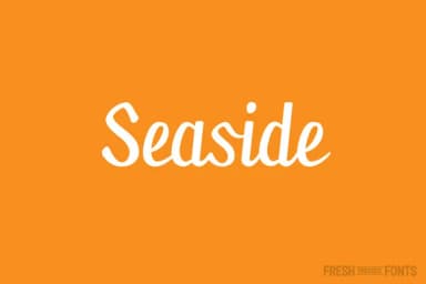 Seaside Font by Fresh Pressed Fonts — Script Handwritten Font — thumbnail 1