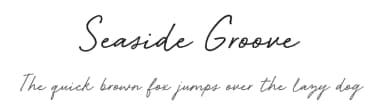 Seaside Groove by BLKBK Fonts — Script Handwritten Font — thumbnail 1