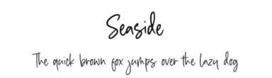 Seaside by Letterative Studio — Script Handwritten Font — thumbnail 1