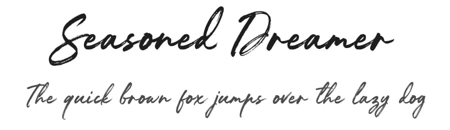 Seasoned Dreamer by Nugs Studio — Script Handwritten Font — preview 1