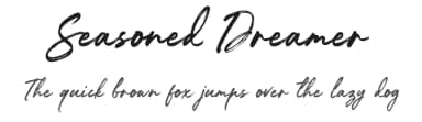 Seasoned Dreamer by Nugs Studio — Script Handwritten Font — thumbnail 1