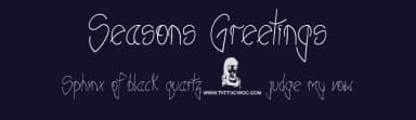 Seasons Greetings by JSH creates — Script Handwritten Font — thumbnail 2