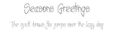 Seasons Greetings by JSH creates — Script Handwritten Font — thumbnail 1