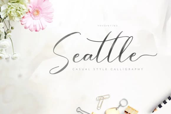 Seattle Font by gatype — Script Handwritten Font — preview 1