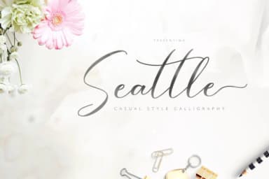 Seattle Font by gatype — Script Handwritten Font — thumbnail 1