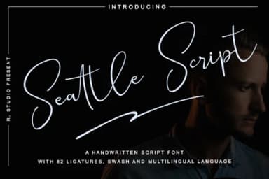 Seattle Script Font by R. Studio — Script Handwritten Font — thumbnail 1