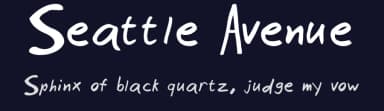 Seattle Avenue by JLH Fonts — Script Handwritten Font — thumbnail 2
