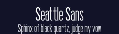Seattle Sans by Ash Pikachu Font — Sans Serif Font — thumbnail 2