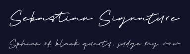 Sebastian Signature by Ahmad Khaidir — Script Handwritten Font — thumbnail 2