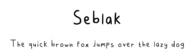 Seblak by Ai — Script Handwritten Font — thumbnail 1