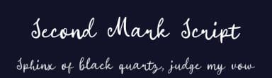 Second Mark Script by Ef Studio — Script Handwritten Font — thumbnail 2