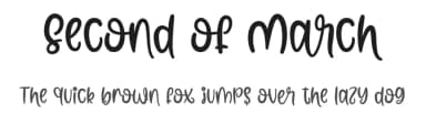 Second of March by Letter Art Studio — Script Handwritten Font — thumbnail 1