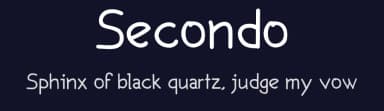 Secondo by Marco Aguayo — Script Handwritten Font — thumbnail 2
