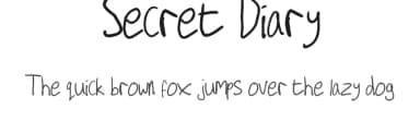 Secret Diary by xstreamed.tv — Script Handwritten Font — thumbnail 1