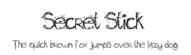 Secret Stick by migoymayo — Script Handwritten Font — thumbnail 1