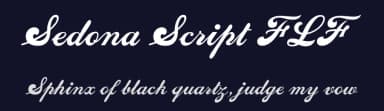 Sedona Script FLF by Casady & Greene — Script Handwritten Font — thumbnail 2