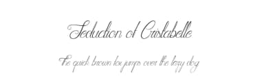 Seduction of Cristabelle by Cat.B — Script Handwritten Font — thumbnail 1