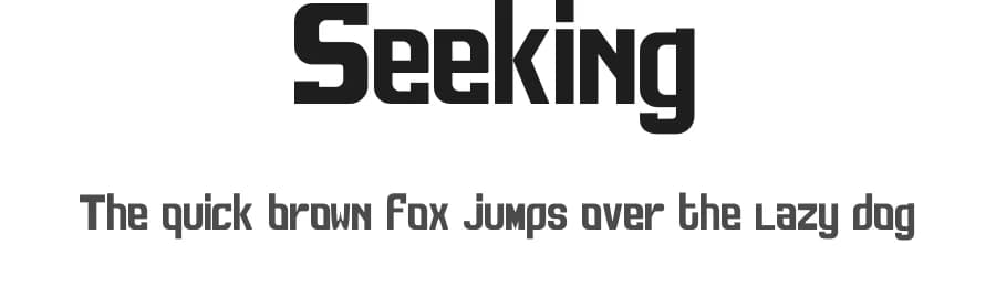 Seeking by Muhammad — Sans Serif Font