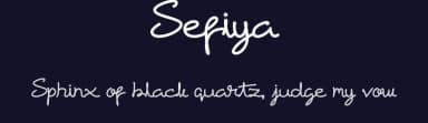 Sefiya by Ronin Design — Script Handwritten Font — thumbnail 2
