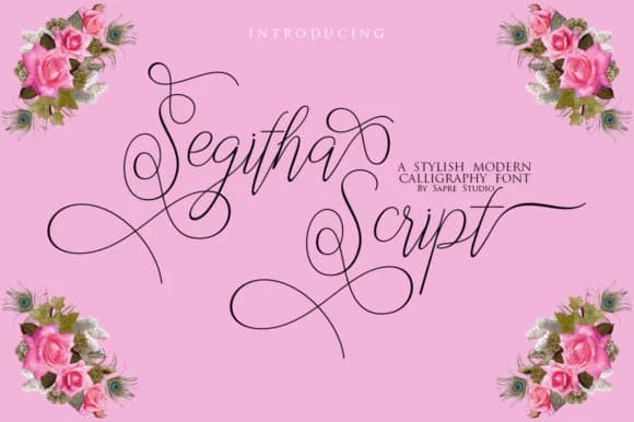 Segitha Script Font by sapre.studio — Script Handwritten Font