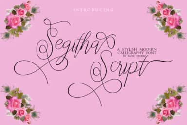Segitha Script Font by sapre.studio — Script Handwritten Font — thumbnail 1