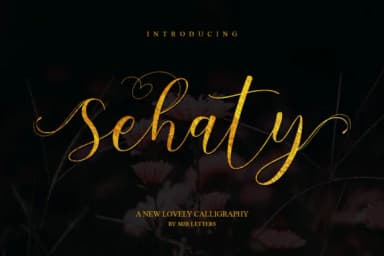 Sehaty Font by MJB Letters — Script Handwritten Font — thumbnail 1