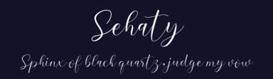 Sehaty by MJB Letters — Script Handwritten Font — thumbnail 2