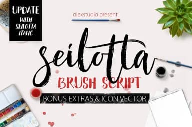 Seilotta Font by Olexstudio — Script Handwritten Font — thumbnail 1