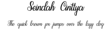 Seindah Cinttya by StringLabs Creative Studio — Script Handwritten Font — thumbnail 1