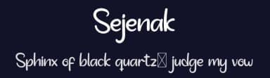 Sejenak by productype.com — Script Handwritten Font — thumbnail 2