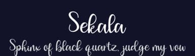 Sekala by Tiny Hand Letter — Script Handwritten Font — thumbnail 2