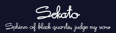 Sekato by Suamzu Art — Script Handwritten Font — thumbnail 2