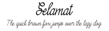 Selamat by Amru ID — Script Handwritten Font — thumbnail 1