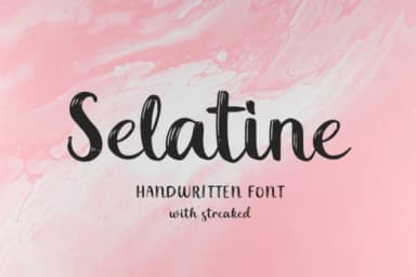 Selatine Font by Pasha Larin — Script Handwritten Font — thumbnail 1