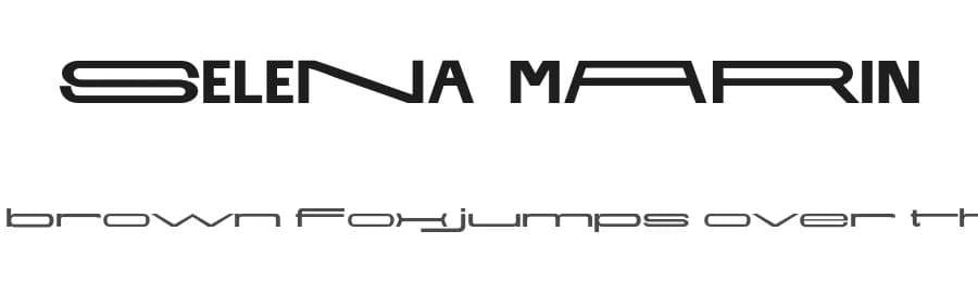 Selena Marin by 177Studio — Sans Serif Font