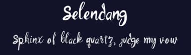Selendang by Shiddiq Art — Script Handwritten Font — thumbnail 2