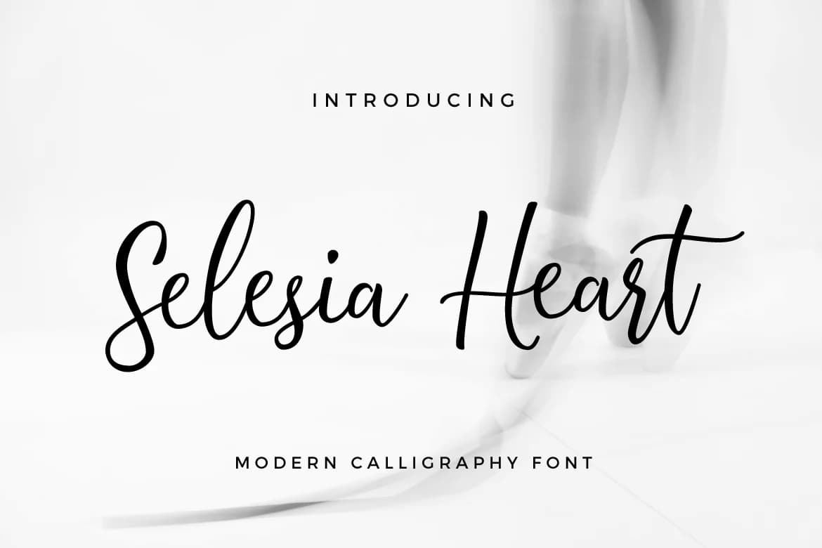 Selesia Heart Font by Typia Nesia — Script Handwritten Font
