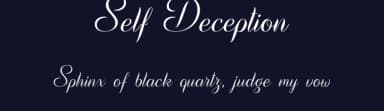 Self Deception by Misti's Fonts — Script Handwritten Font — thumbnail 2